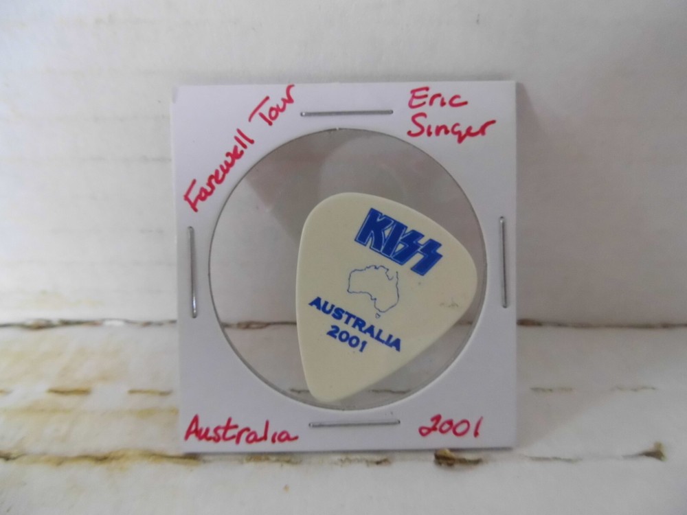 KISS "ERIC SINGER" 2001 GUITAR PICK~READ DESCRIPTION #16~12