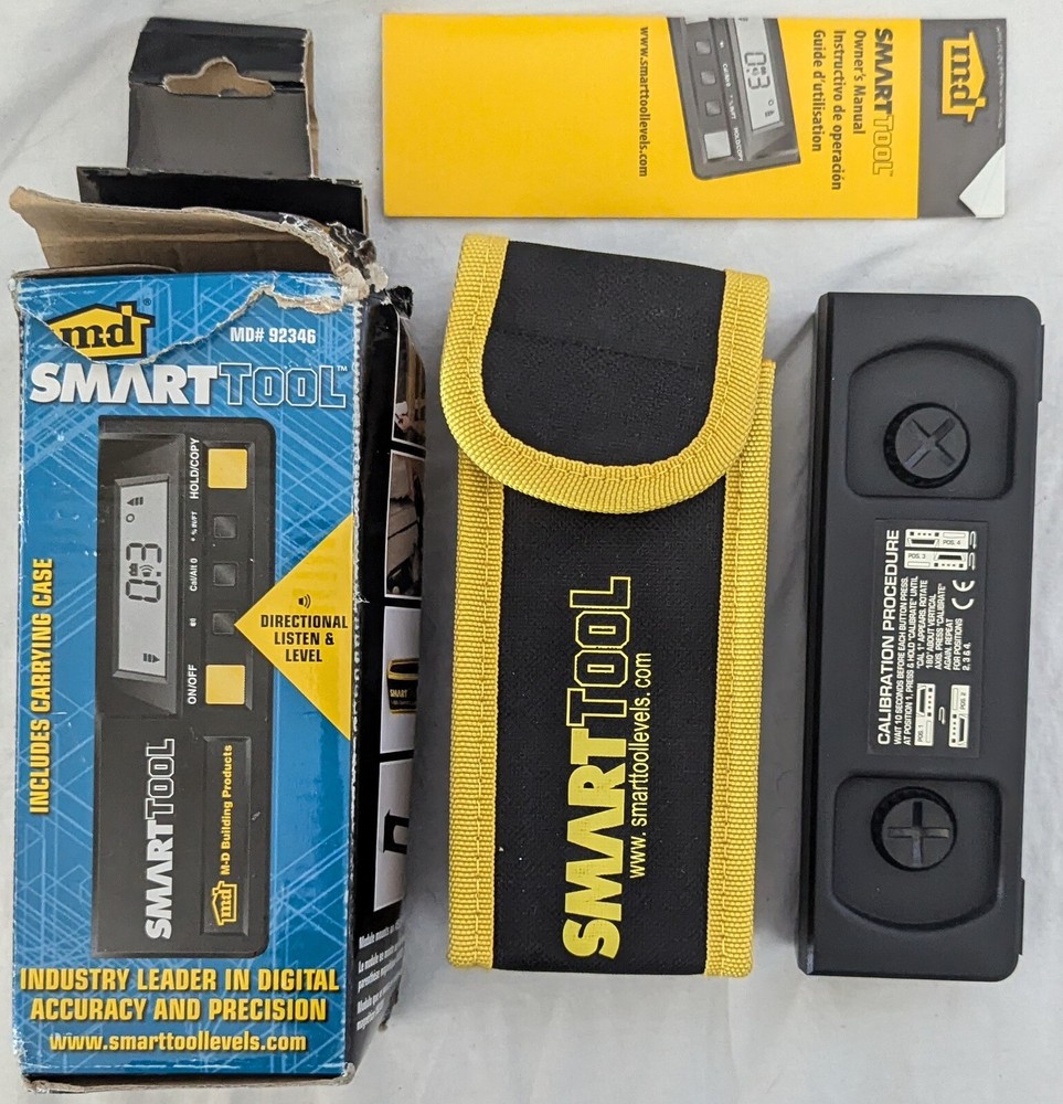 Bon Tool Smart Tool Inclinometer 21-121, Matte black