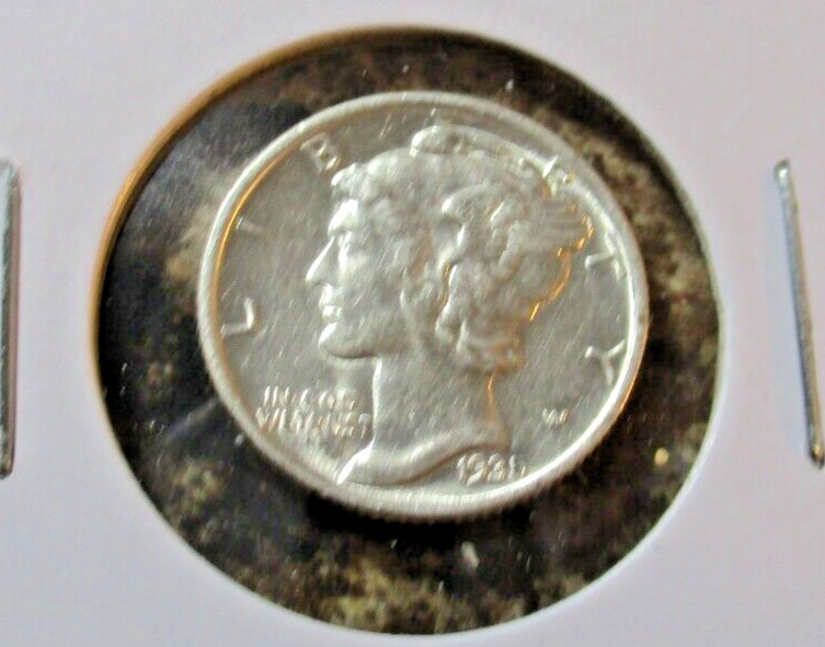 1935 MERCURY SILVER DIME GEM AA