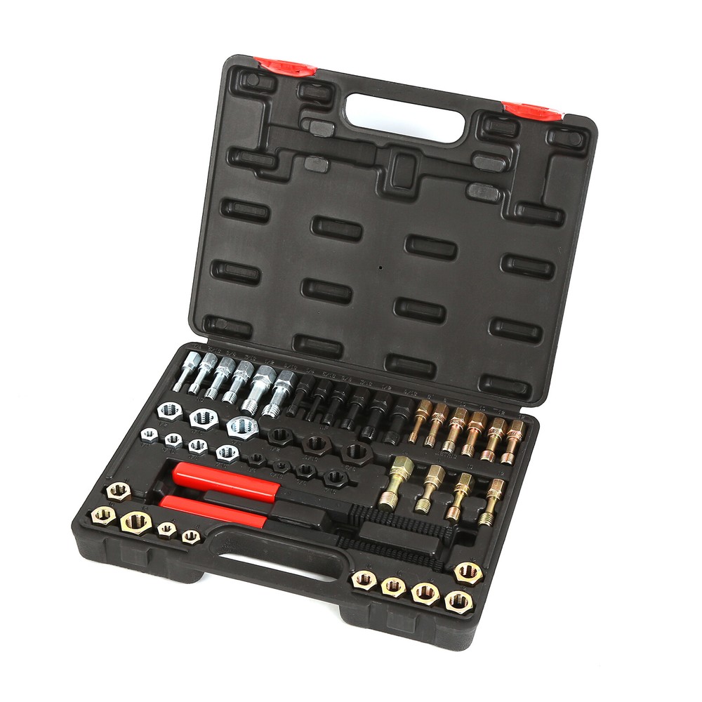 48pcs Rethread SAE & Metric Thread Restorer Kit, Rethreading Thread Repair Tools