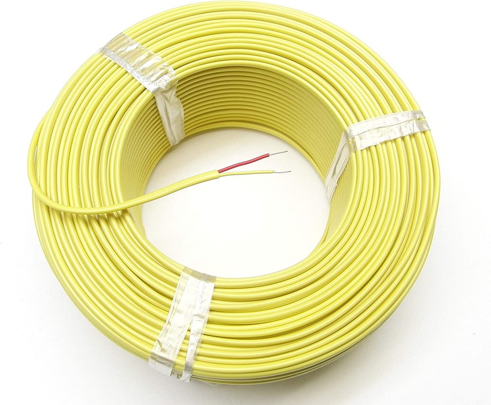 AWG 24 K-Type Thermocouple Solid Wire Vinyl PVC Insulation 50 Yard Roll Spool