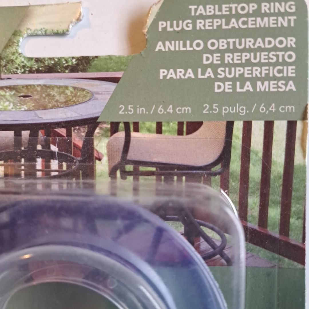 Replacement Patio Table Hole Cap Grommet Ring Set for Umbrella Pole Glass Tables