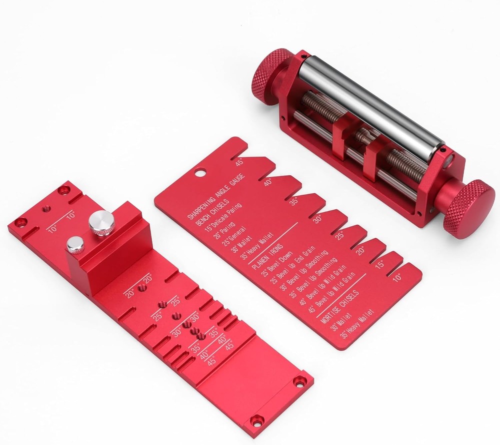 Chisel Sharpening Jig, Honing Guide for Woodworking Chisels and Planes Width ...