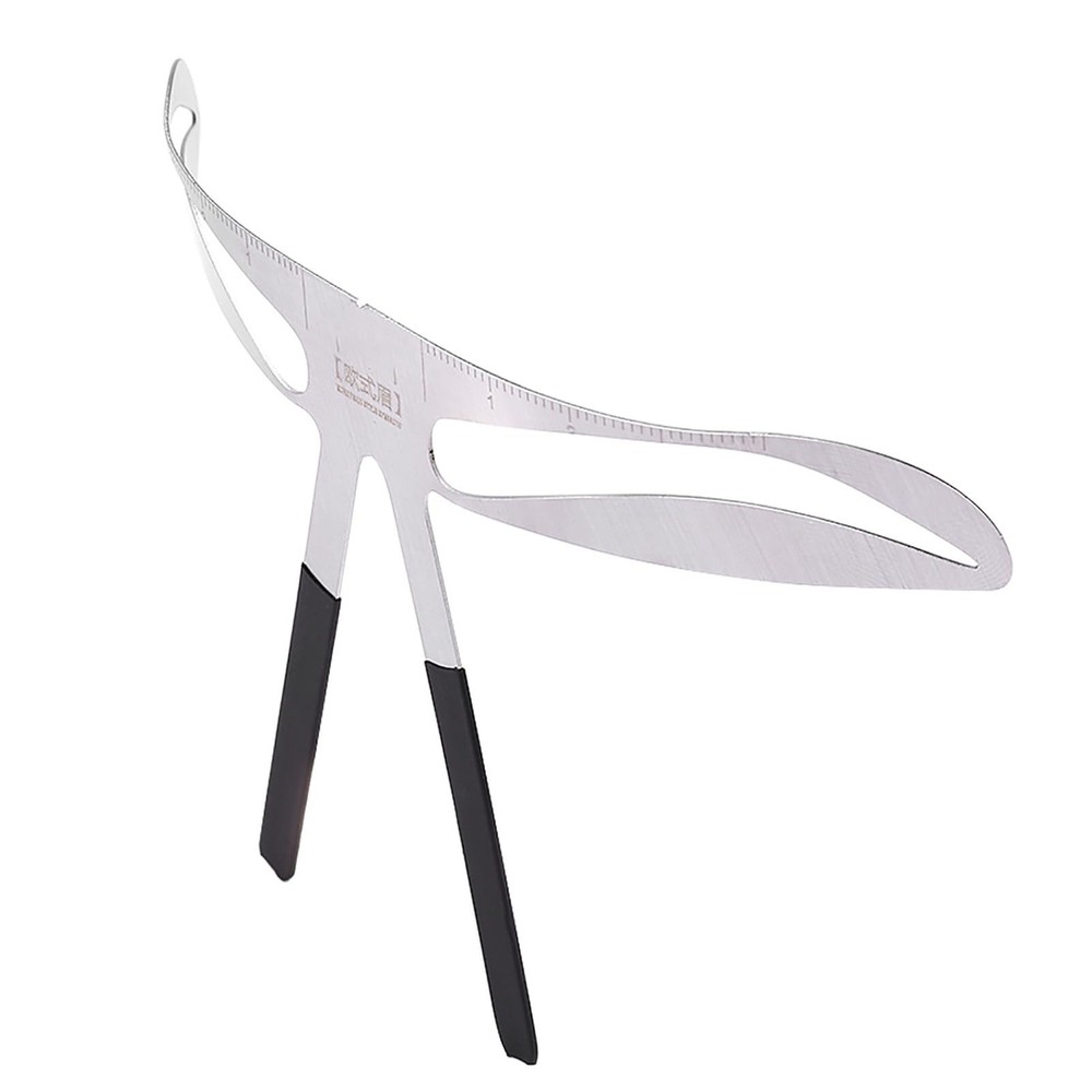 Eyebrow Mapping Tool,Eyebrow Patterns DIY Stencil, Stainess Steel Eyebrow Rul...