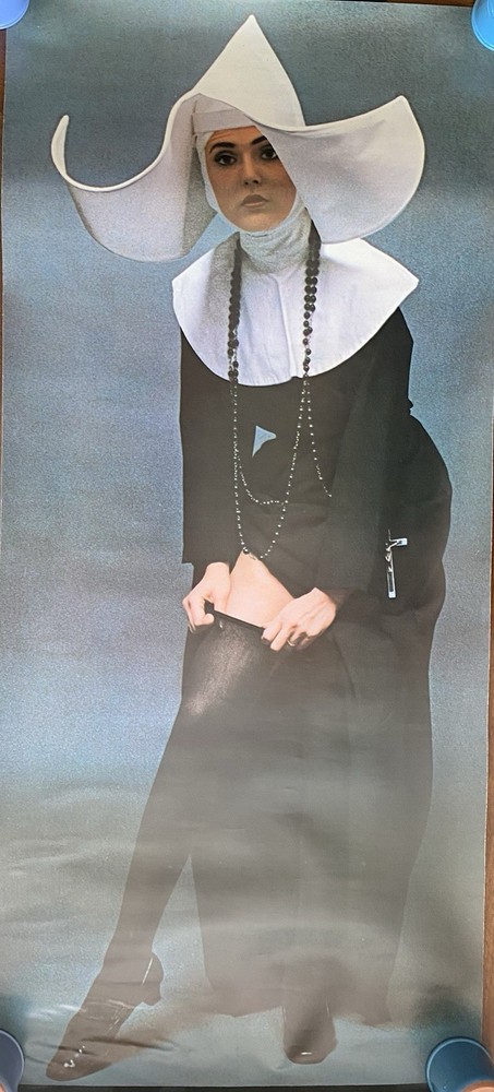 Hot Nun - Woman In A Nun’s Habit Personality  Poster -Excellent! 19x41