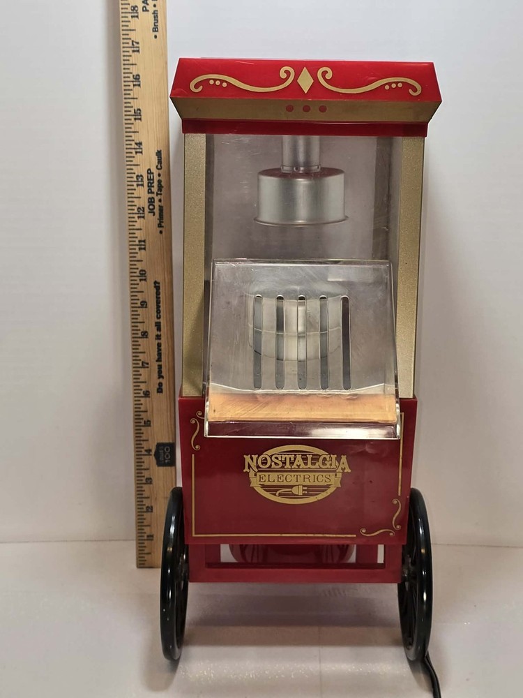 🍿 Nostalgia Electrics Old Fashioned Movie Time Popcorn Maker EUC 🍿 Table Top