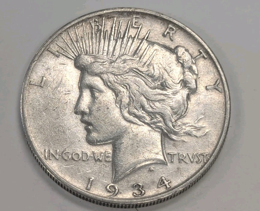 1934-S- Silver Peace Dollar.  KEY DATE!  T231