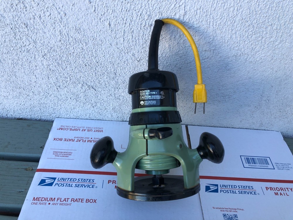 ROCKWELL 1/2 HP Router Model # 4601 TYPE 1 Green