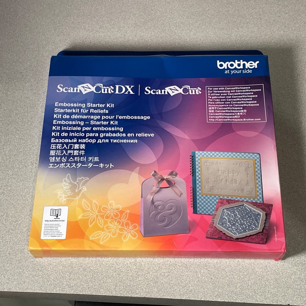 Brother ScanNCut Embossing Starter Kit—Model: CAEBSKIT1 (RARE)