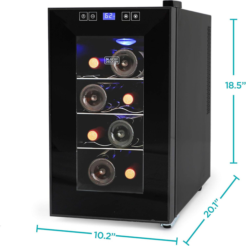 BD60026 Wine Cellar with LED Display (8-Bottle Capacity)