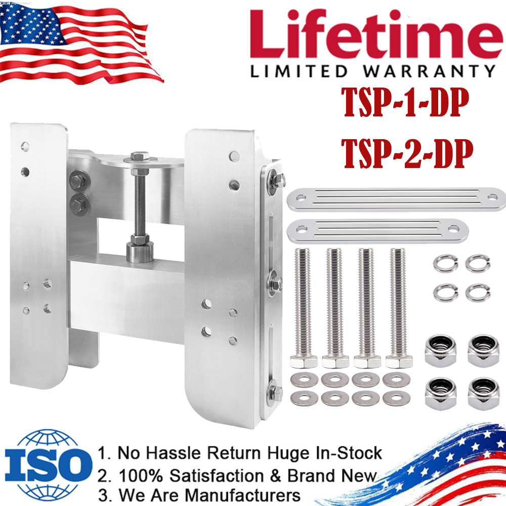 Outboard Motor Jack Plate & Support Plate & Bolt Set for Top+Lower Support Bolt