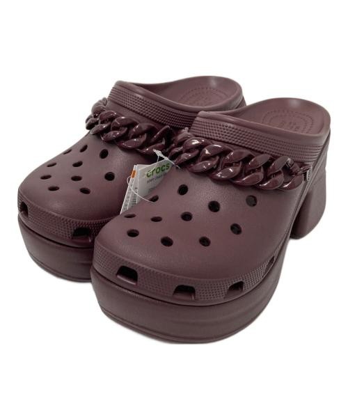 CROOKS                    Siren Chain Clogs Dark Cherry