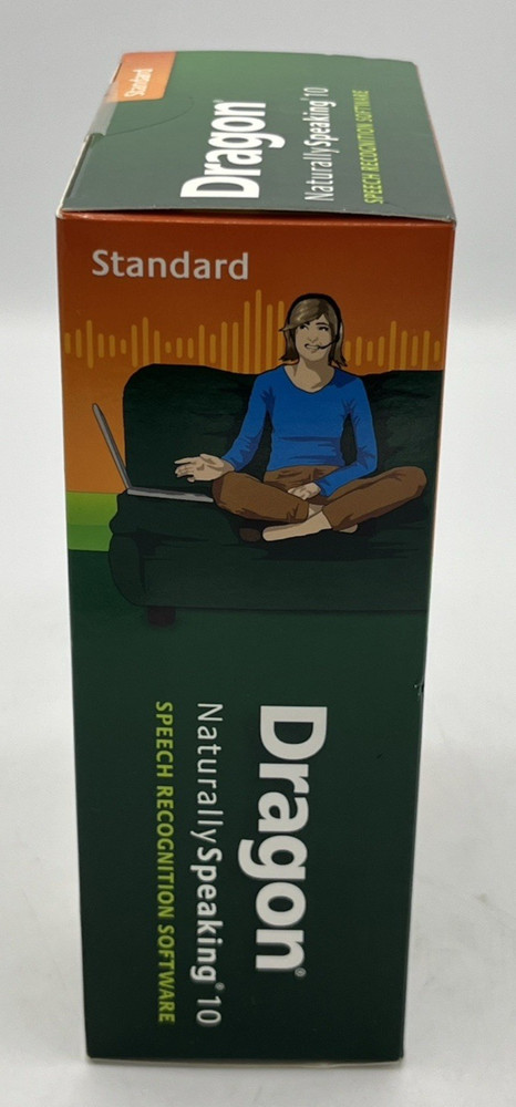 Dragon Naturally Speaking 10 Speech Recognition Software NIB