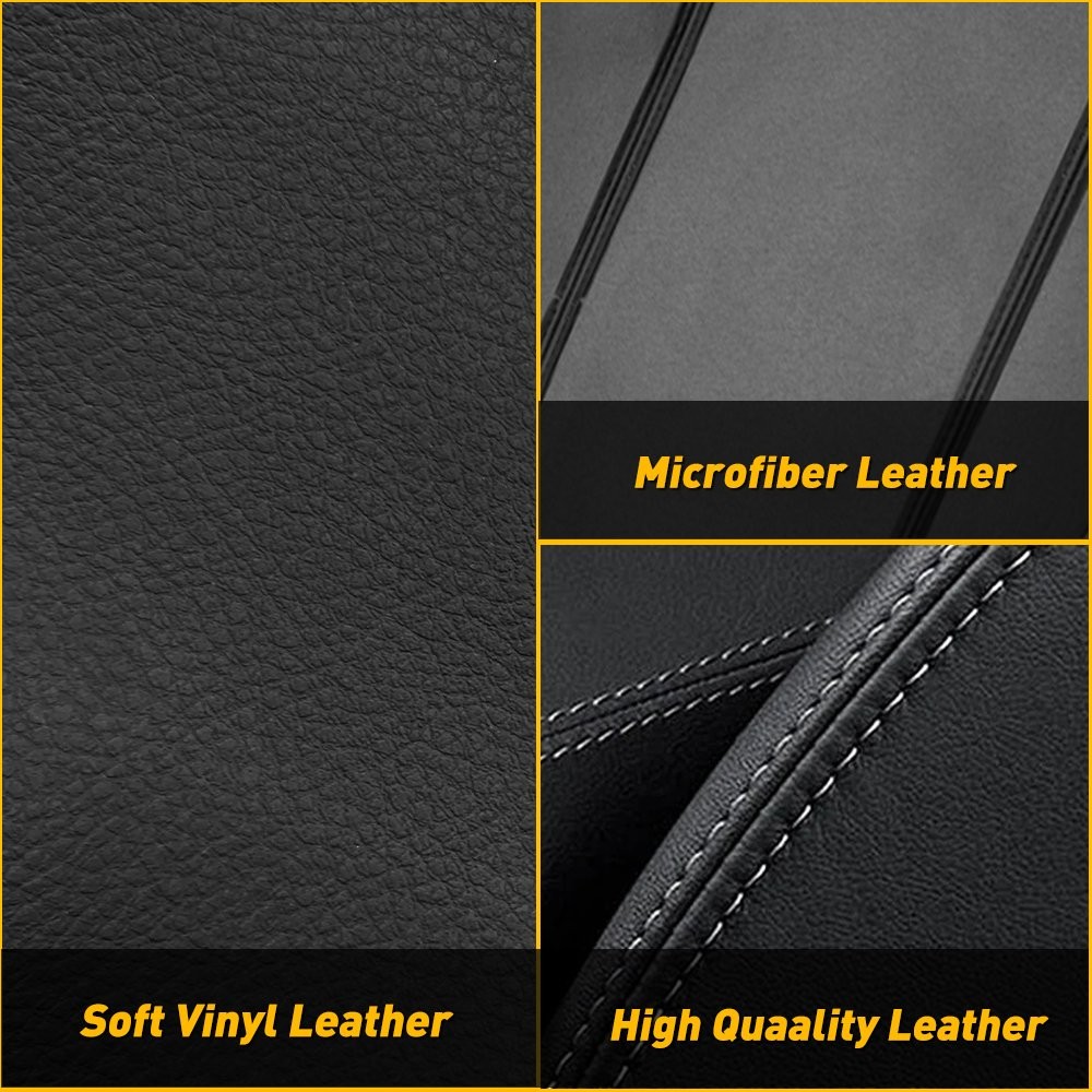 Black Center Console Lid Armrest Leather Cover Trim For Cadillac CTS 2008-2014