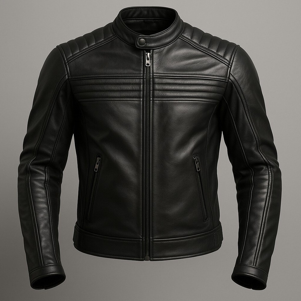 Premium Quality 100% Genuine Leather Jacket - Bomber Leather Jacket