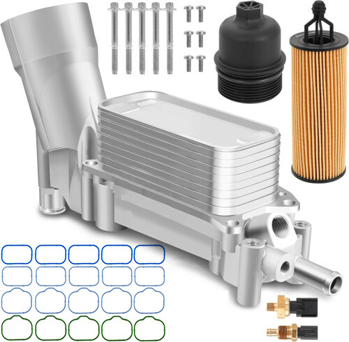 Engine Oil Cooler Filter Housing Assembly For Dodge Chrysler Jeep 2011-2022 3.6L