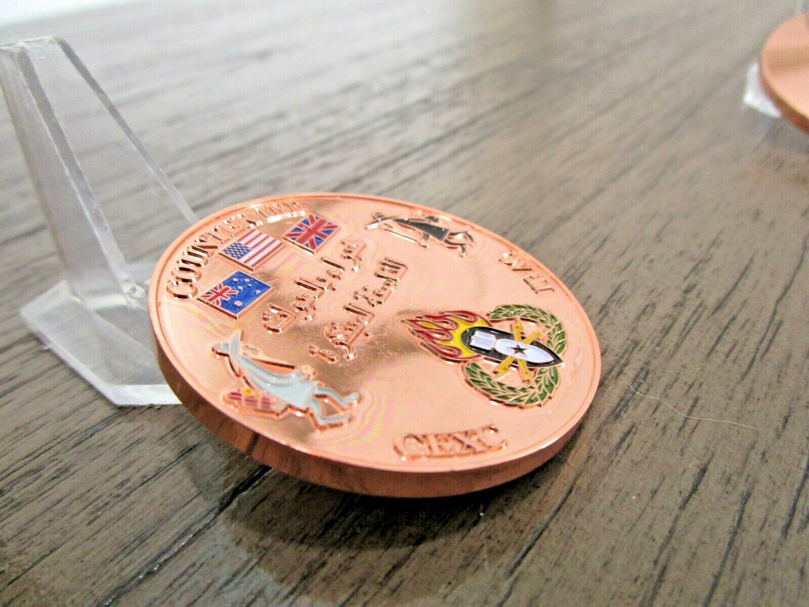CEXC Counter IED EOD Task Force Combine Explosive Cell Spy vs Spy Challenge Coin