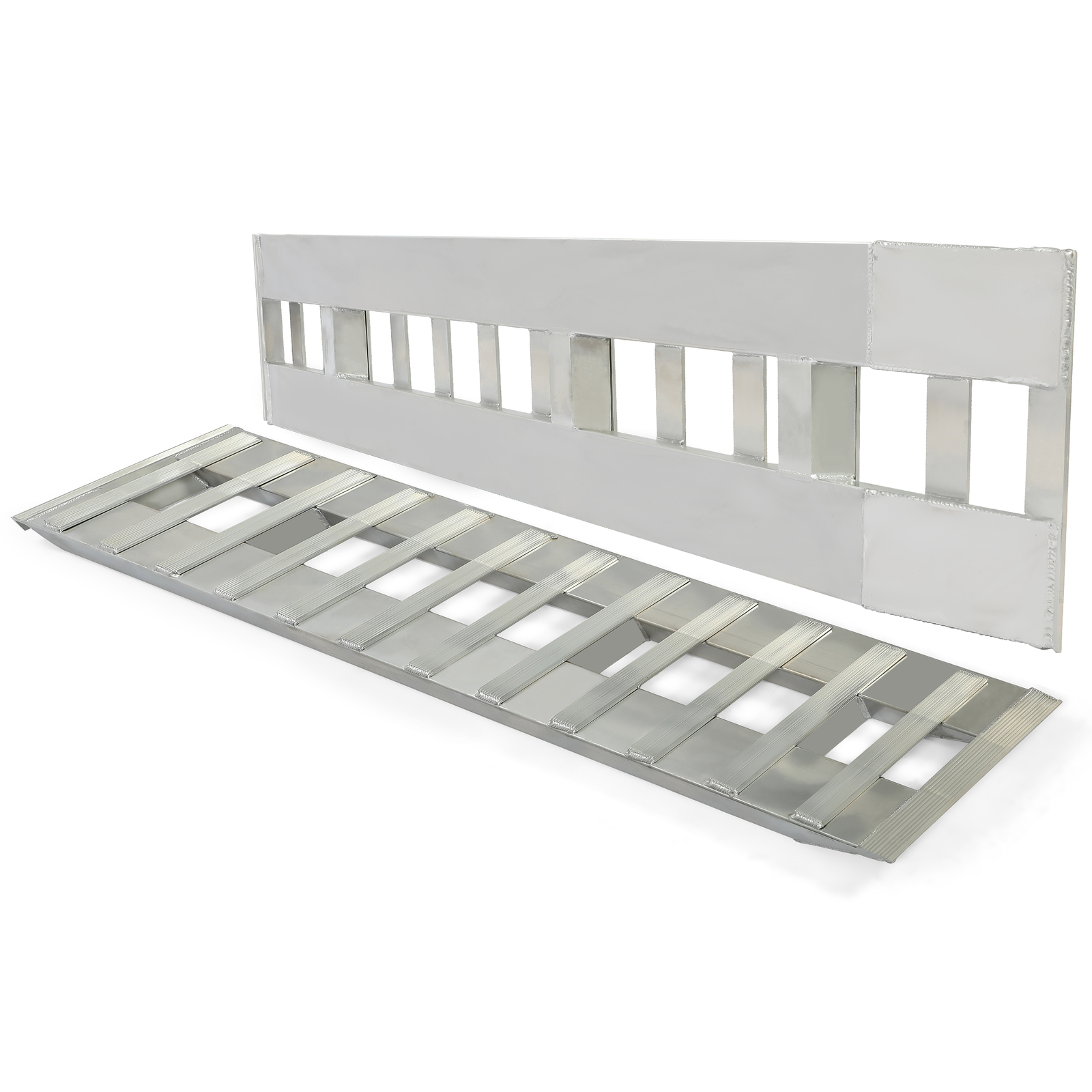 72" X 15" 7000 LBS ALUMINUM Hook Ramp CAR TRUCK TRAILER auto hauler TRACTOR Pair