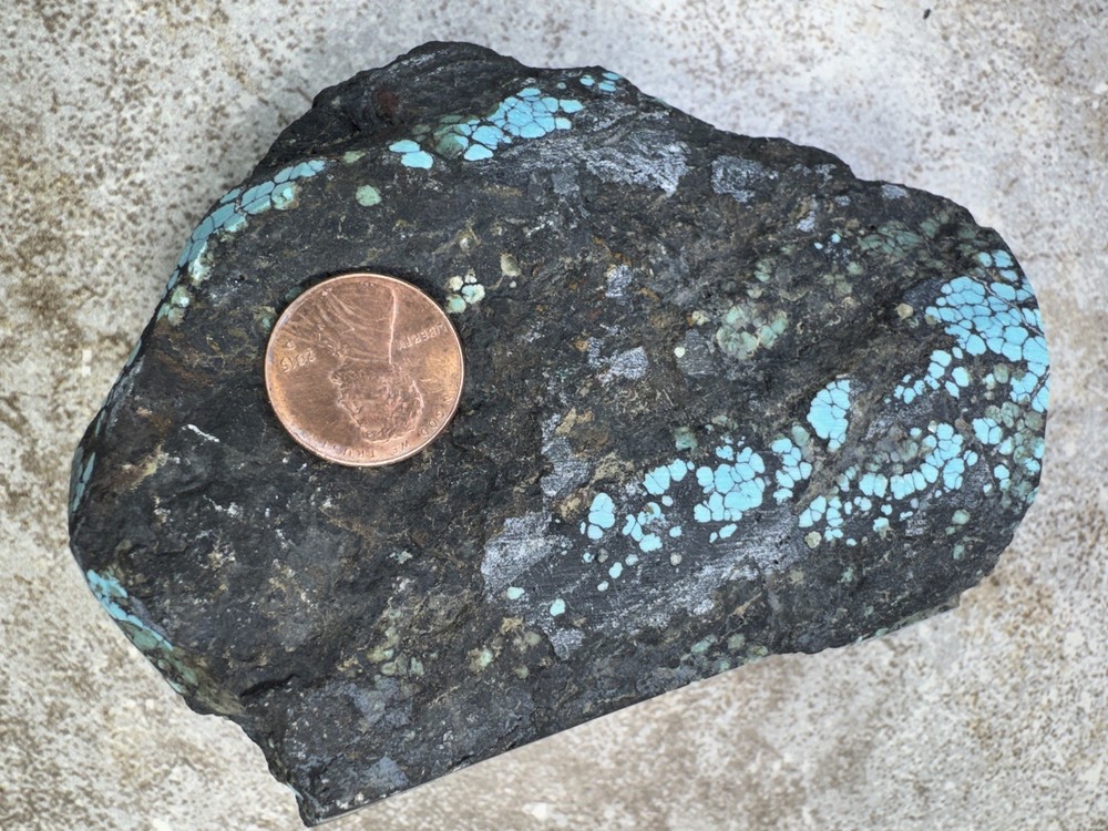 Excellent hubei Cloud mountain turquoise beautiful color and pattern
