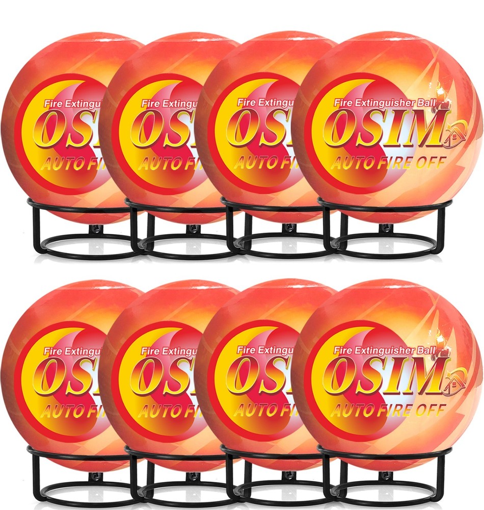 8-pack Automatic Self-Exciting Fire Extinguisher Ball for Kitchen Garage Home