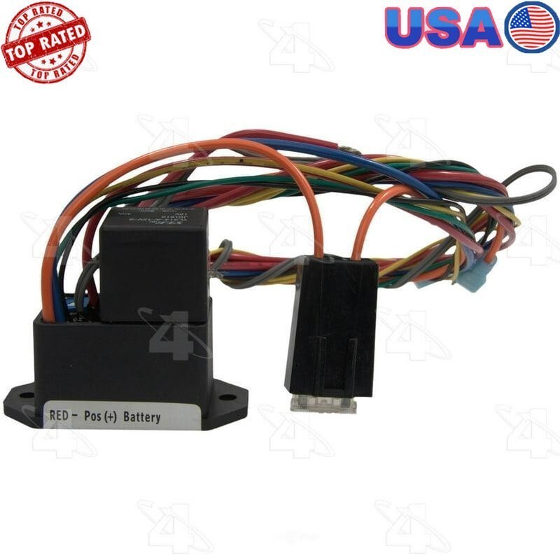 Car Engine Cooling Fan Controller 75-20 Models Black Plastic Temp Control New