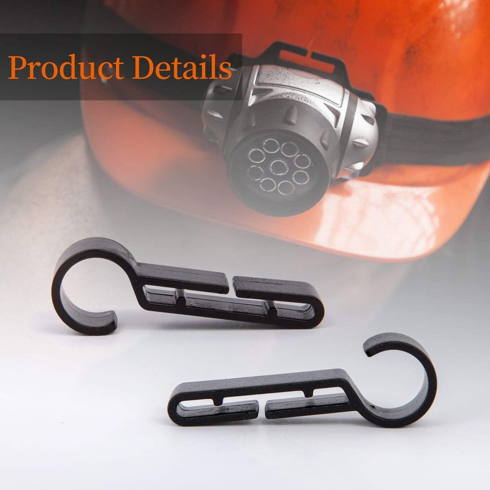 Hard Hat Headlamp Mount Clips