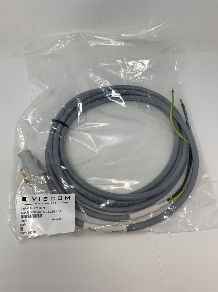 Viscom Vision Technology Supply Cable 35.071.0370 (Brand New)
