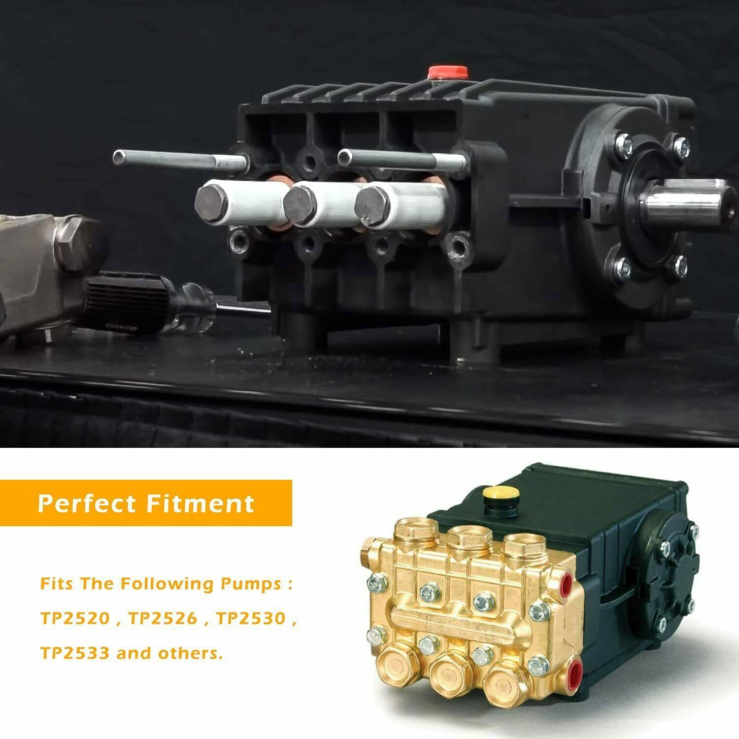 3 Pack Replacement General Pump Piston Ceramic 15mm 51040009 Fit For TP Pumps