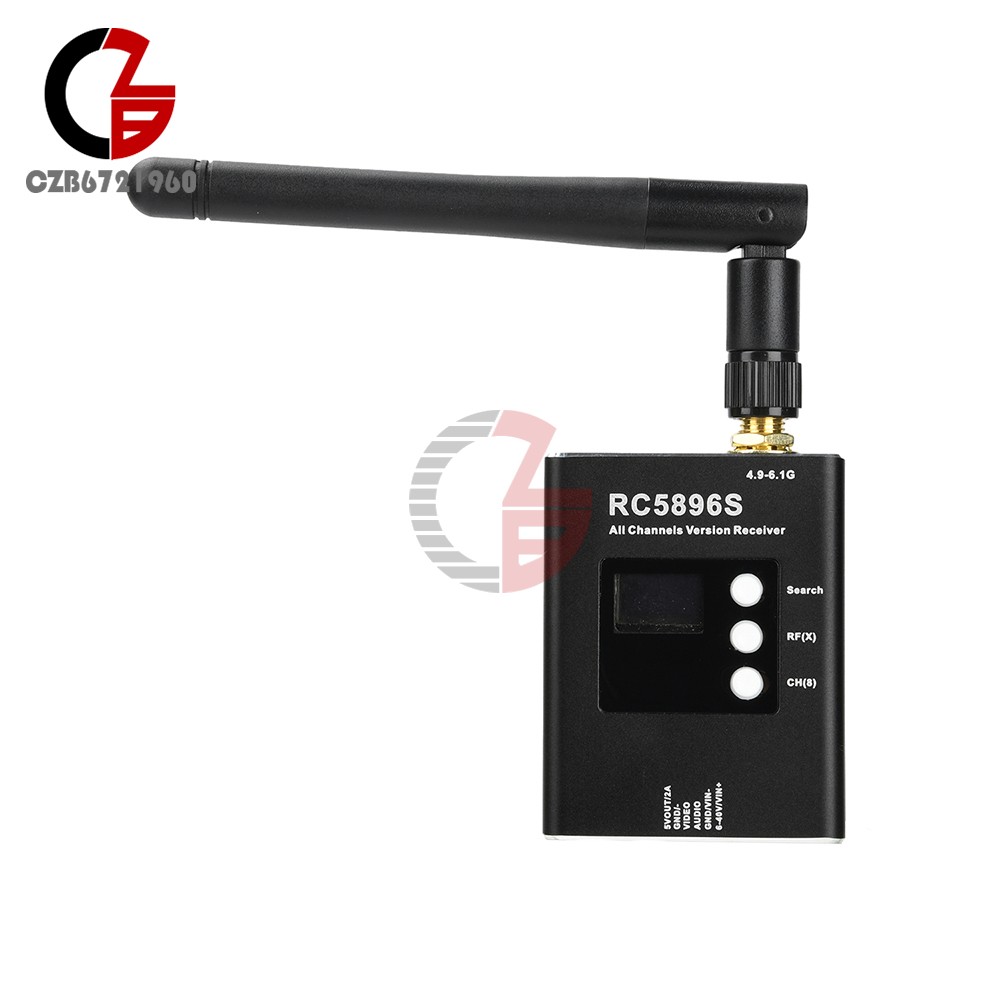 DC6-40V RC5896S Receiver 5.8GHz Video Receiver Compatible 5.8G Image Transmitter