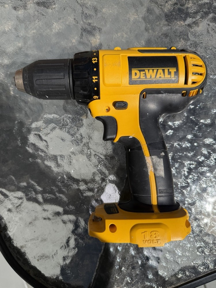 DeWalt DC730 Drill, Cordless, 14.4 Volt, Tool Only, Used