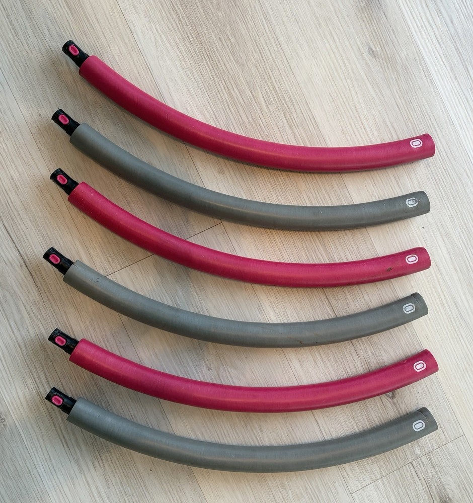 Weighted Workout Exercise Hula Hoop 6 Detachable Sections 39” Diameter