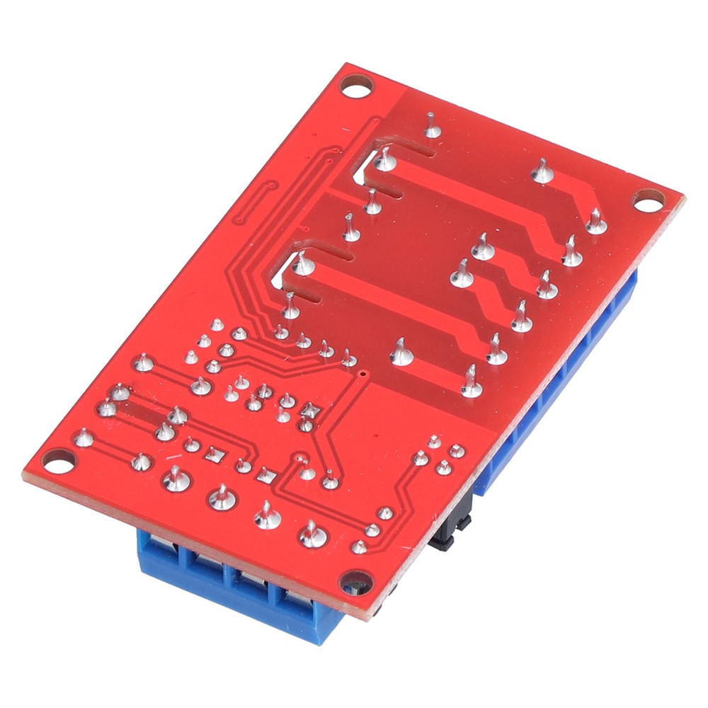 Relay Module 2 Channel Button Self-Locking Interlock High Low Level Trigger