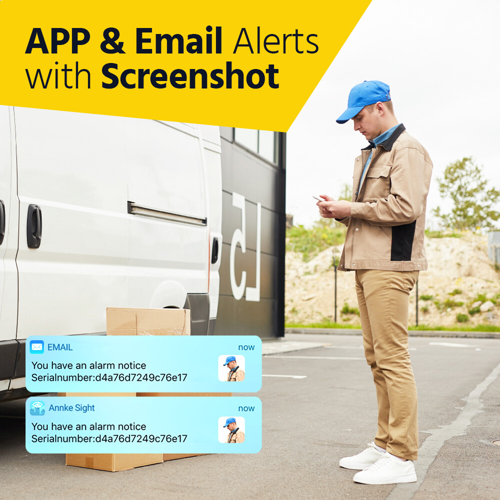 ANNKE 4K Wireless Security Camera System 16CH NVR Two Way Audio Human Detection