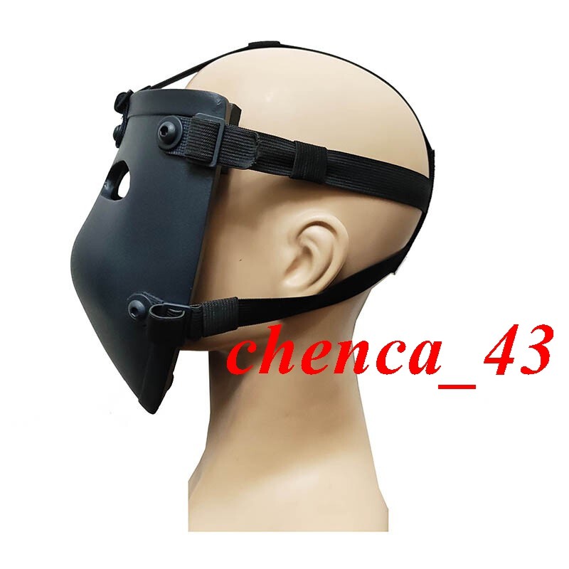 US Now!!! Level IIIA Ballistic Half Face Mask Bulletproof Full Visor Protective