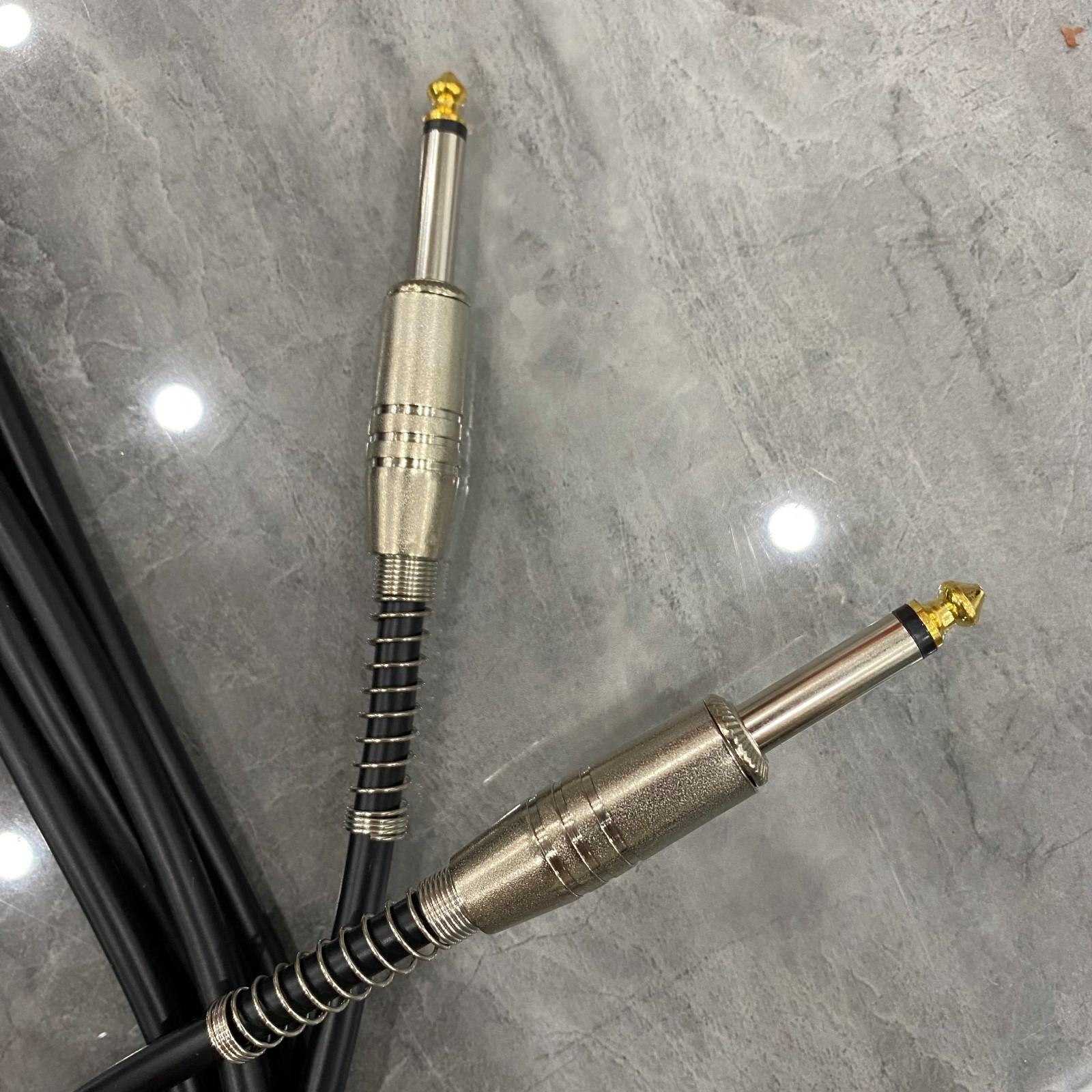 1 pcs Guitar Cable 10ft 3m Amp Cord for Electric Guitar Bass Instruments Black