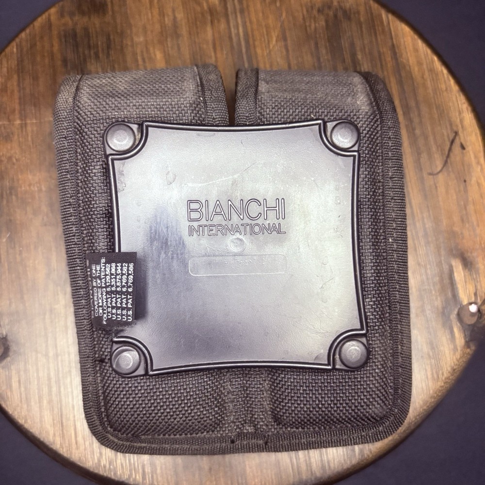 Bianchi Nylon Magazine Pouch Carrier Size 2 (9mm & .40 Double Stack)
