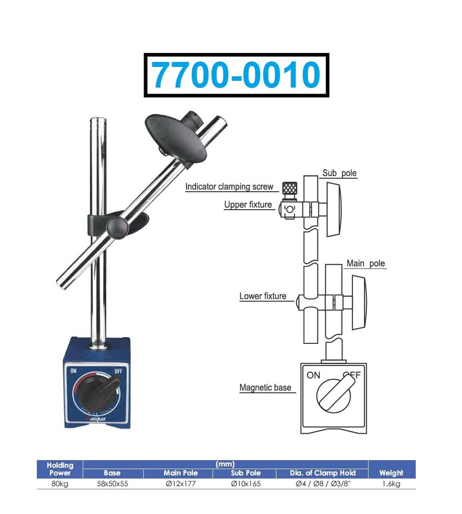 7700-0010 Standard Magnetic Base