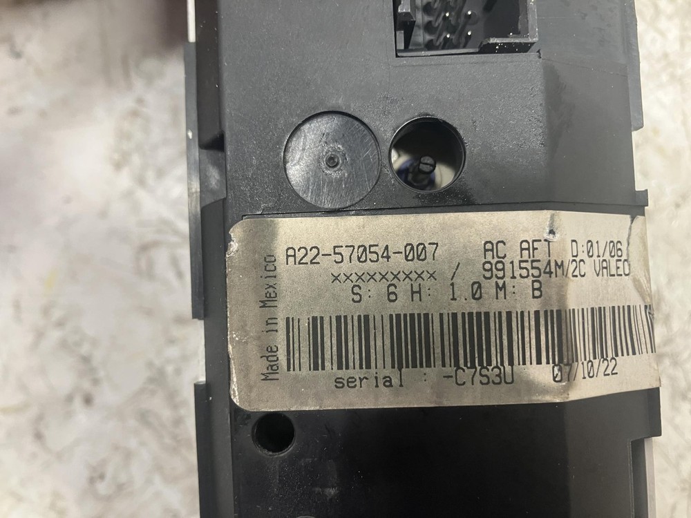 Freightliner M2 106 Heater A/C Temperature Controls - Used