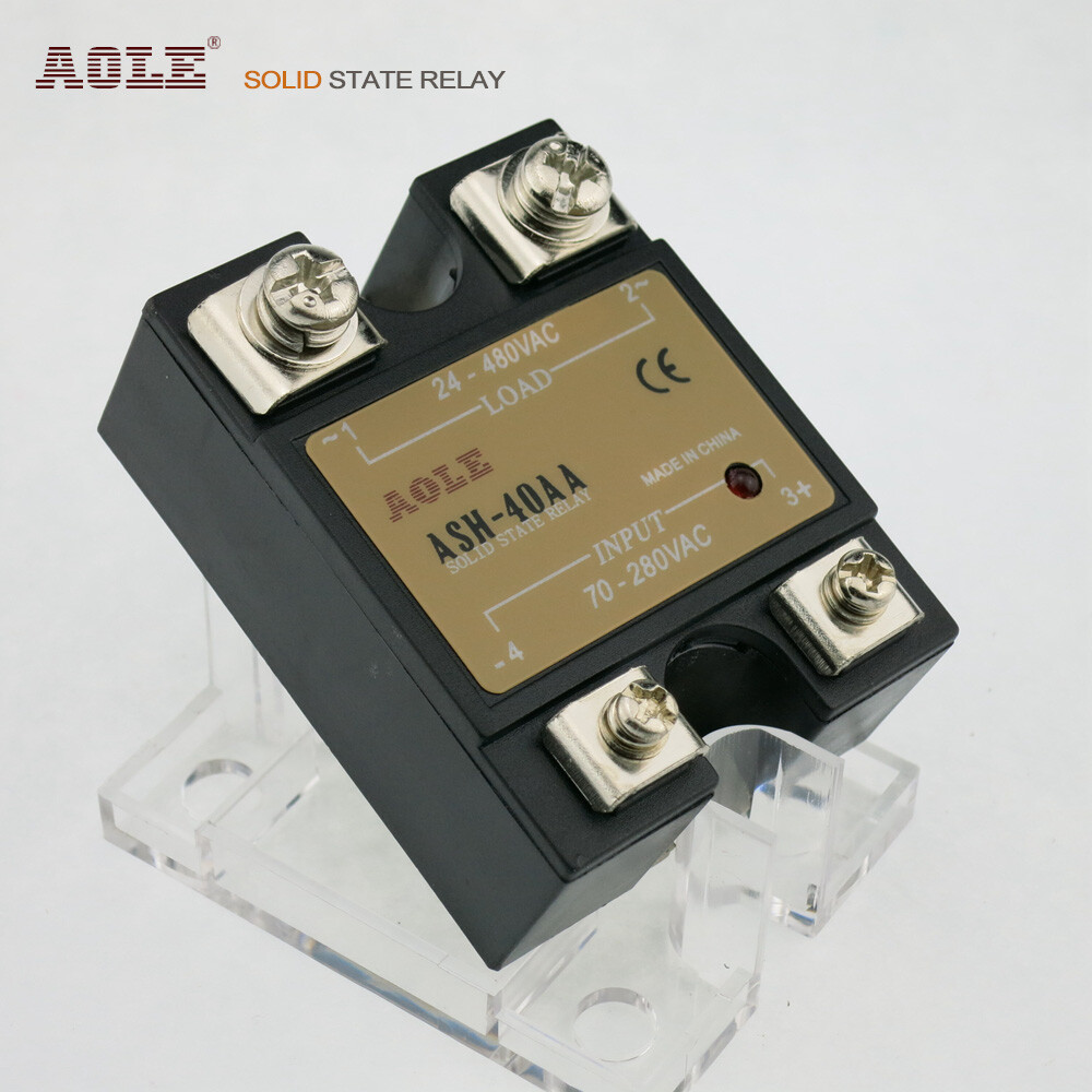 AC-AC 40ASSR Single-phase AC solid state relay ASH-40AA 24-480VAC