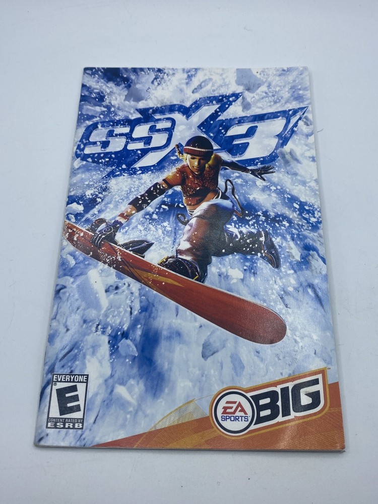 SSX 3 PS2 Sony PlayStation 2 Original Replacement Manual Only