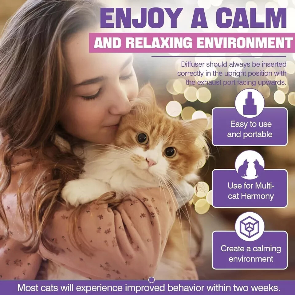 Cat Pheromones Calming Diffuser Refill 6 Pack Multicat Pheromone Diffusers Refil