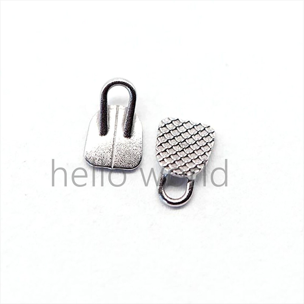 10 Bag Dental Orthodontic Monoblock Traction Hook Rectangular Base Bondable