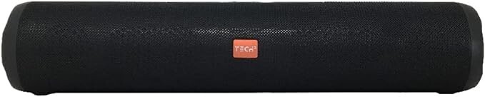 Tech 2 Tube Wireless Bluetooth Black Speaker NIB Party Mode 5+ Hours