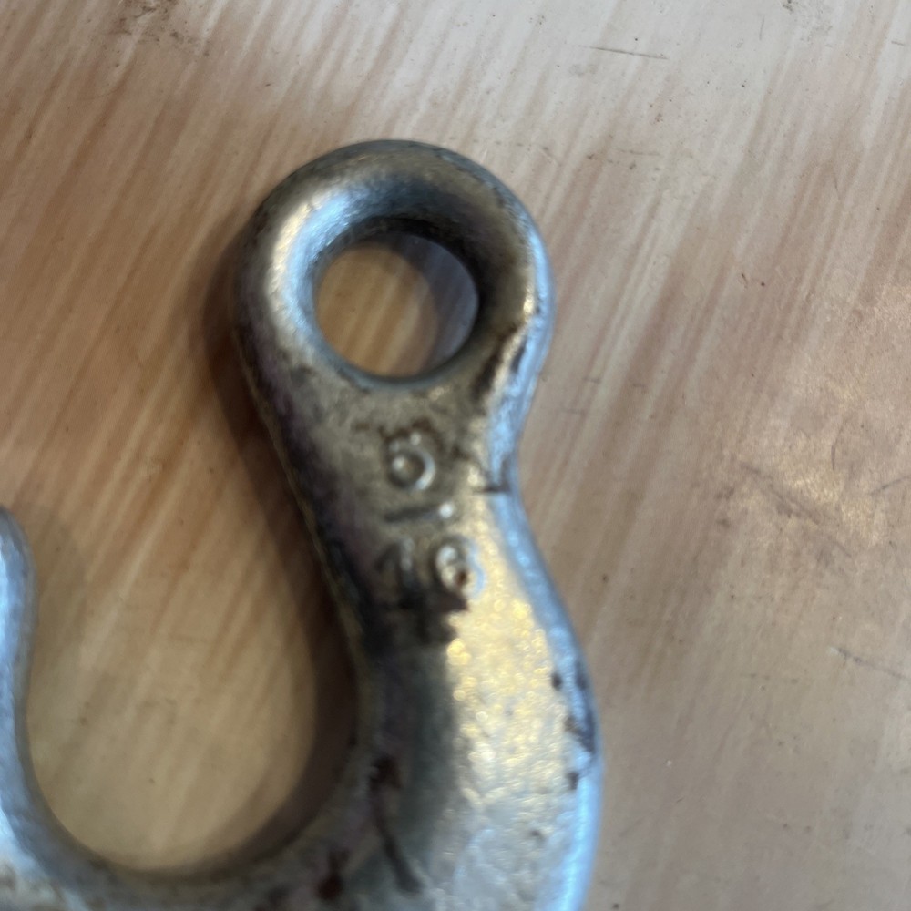 Rigging Hook 5/16 Chain Grab Hook 1” Opening