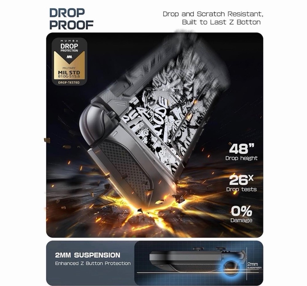 Mumba Blade Series Dock-Friendly Case for Nintendo Switch 2, Drop Proof