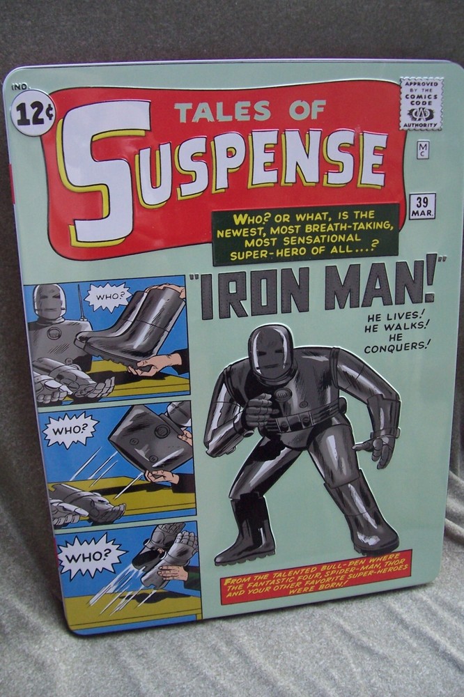 Comic Book Hinged "Protector" Tin