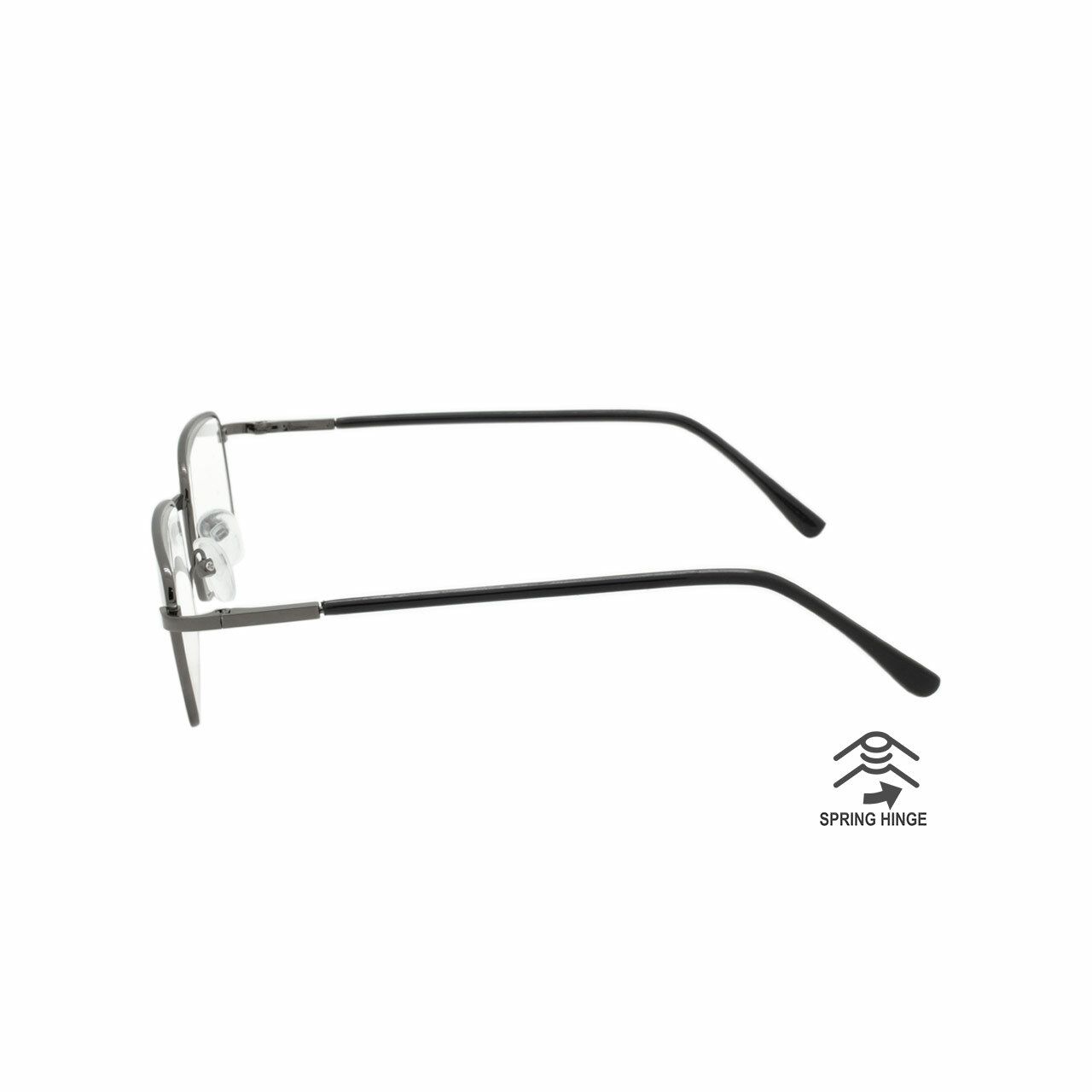 Reading Glasses Mens Womens 12 Pack Spring Hinge Square Metal Frame Wholesale