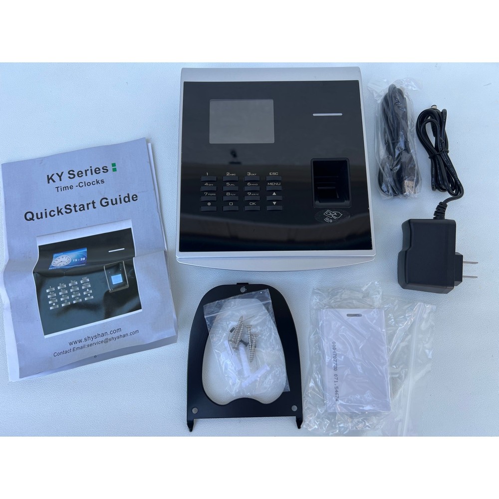 Fingerprint / RFID Time Attendance & Access Control System WiFi TCP/IP Open Box