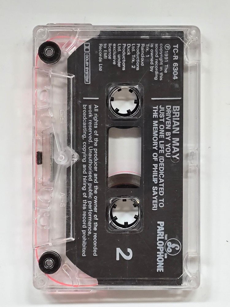 Brian May – Driven By You (single) - Cassette Tape