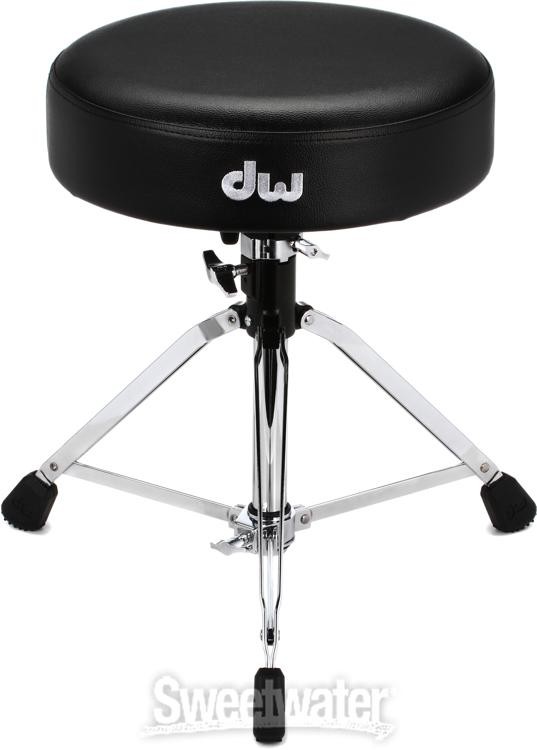 DW 9000 Series Drum Throne - Round Seat - Solid Spindle